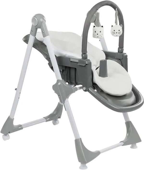 Фото - Стільчик для годування трансформер Bebe Confort KIWI 3 in 1 Gray Mist