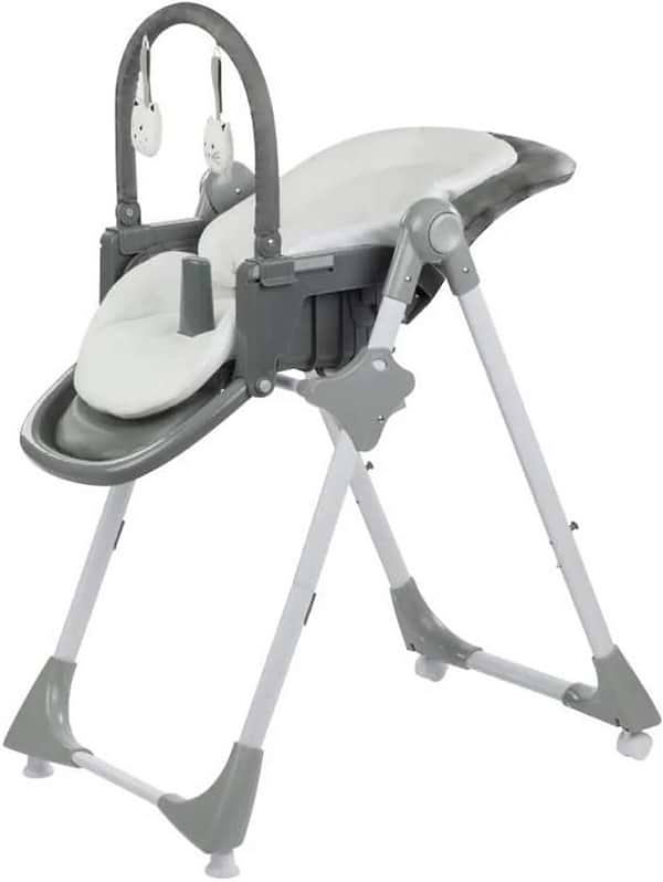 Фото - Стільчик для годування трансформер Bebe Confort KIWI 3 in 1 Gray Mist