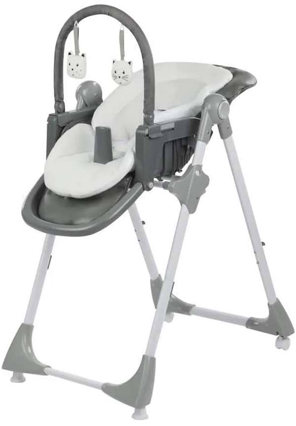 Фото - Стільчик для годування трансформер Bebe Confort KIWI 3 in 1 Gray Mist