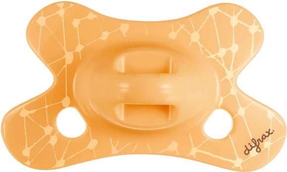 Симметричная пустышка Difrax Natural 123 Apricot_grid