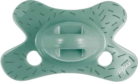 Симметричная пустышка Difrax Natural 123 Sage_sprinkles