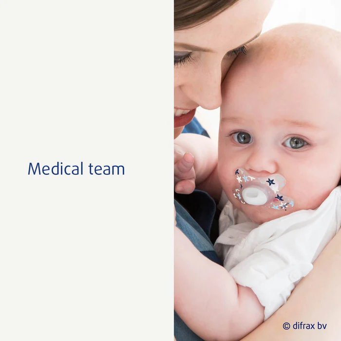 Фото - Ортодонтическая пустышка Difrax Dental 799 Blossom