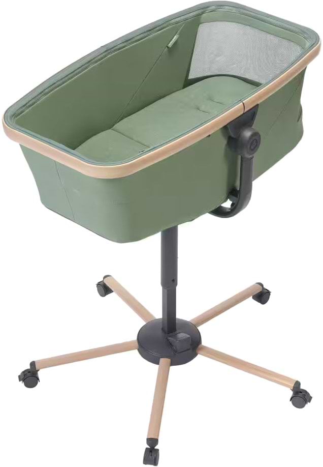 Кроватка детская овальная трансформер Maxi-Cosi ALBA Beyond Green