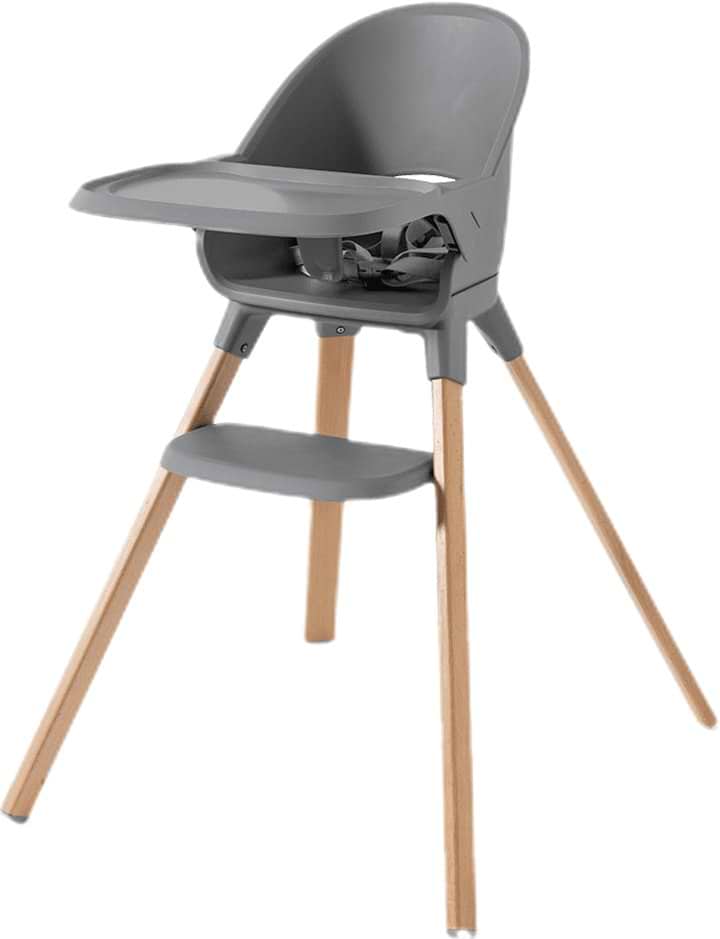 Стульчик для кормления классический Twistshake Pastel Grey (78926)