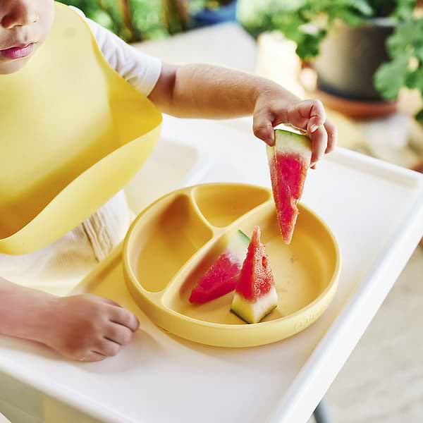 Фото - Тарелка для малыша MinikOiOi Portions - Mellow Yellow (101050006)