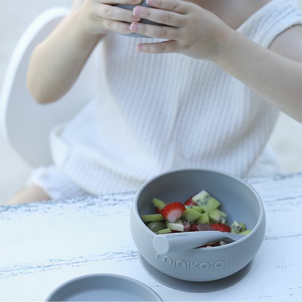 Фото - Набір дитячий MinikOiOi BLW Set I - Powder Grey (101070052)