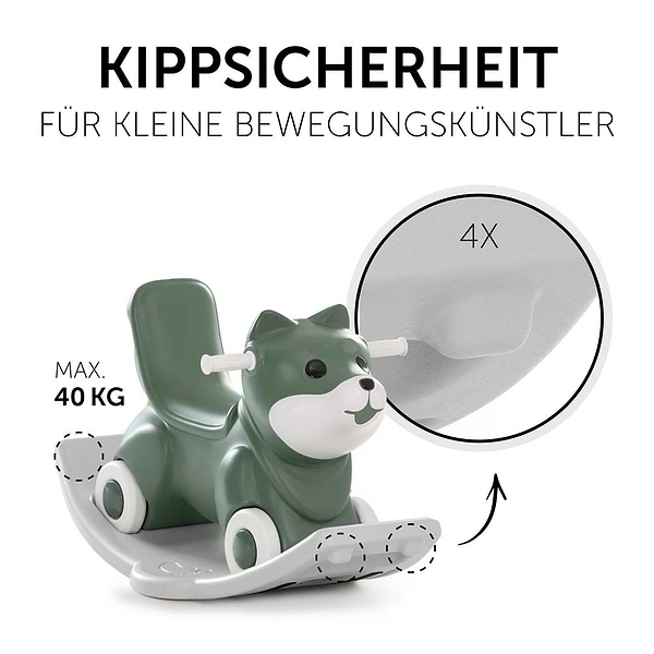 Фото - Каталка HAUCK 1st Rocker 3 в 1 Fox Green