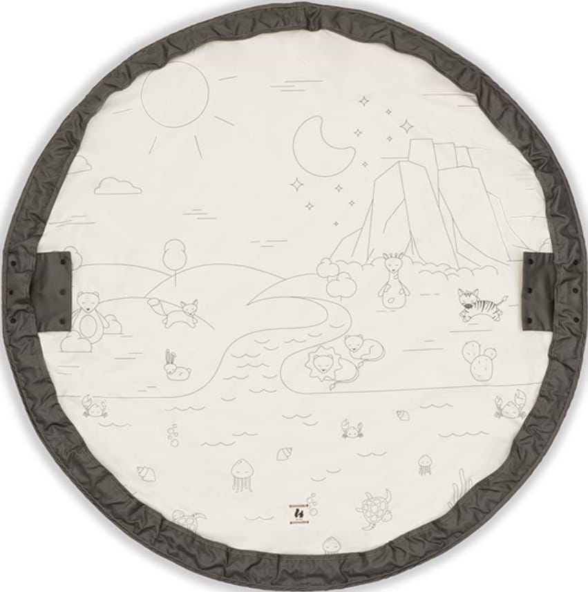 Розвиваючий килимок HAUCK Play N Tidy Dark Grey - Фото 1