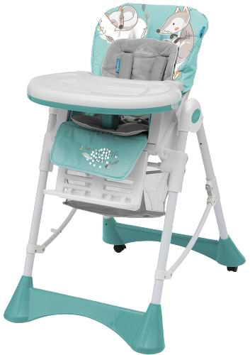 Стульчик для кормления классический Baby Design PEPE NEW 05 TURQUOISE