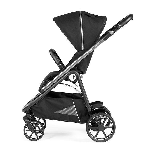 Фото - Коляска универсальная 3 в 1 Peg-Perego Veloce Black Shine Lounge (PACK-VEL31LG000005)