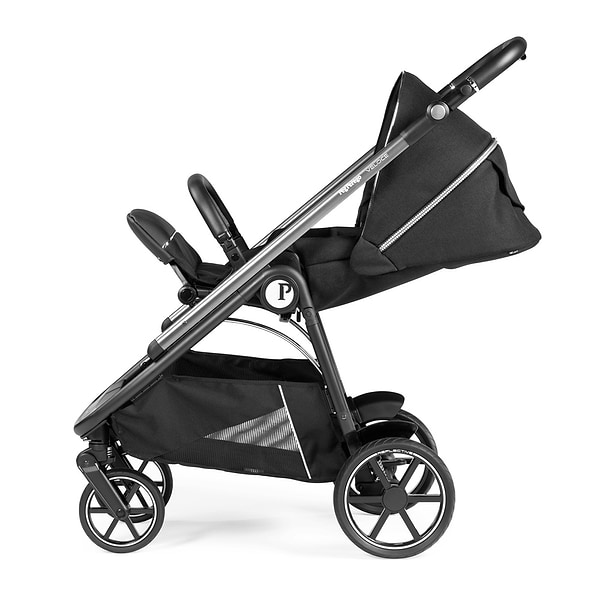 Фото - Коляска универсальная 3 в 1 Peg-Perego Veloce Black Shine Lounge (PACK-VEL31LG000005)