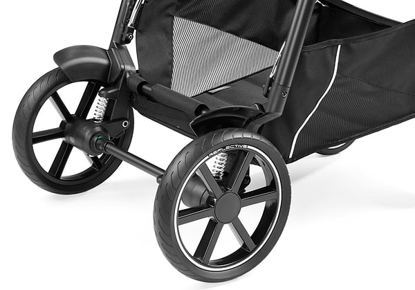 Фото - Коляска универсальная 3 в 1 Peg-Perego Veloce Black Shine Lounge (PACK-VEL31LG000005)