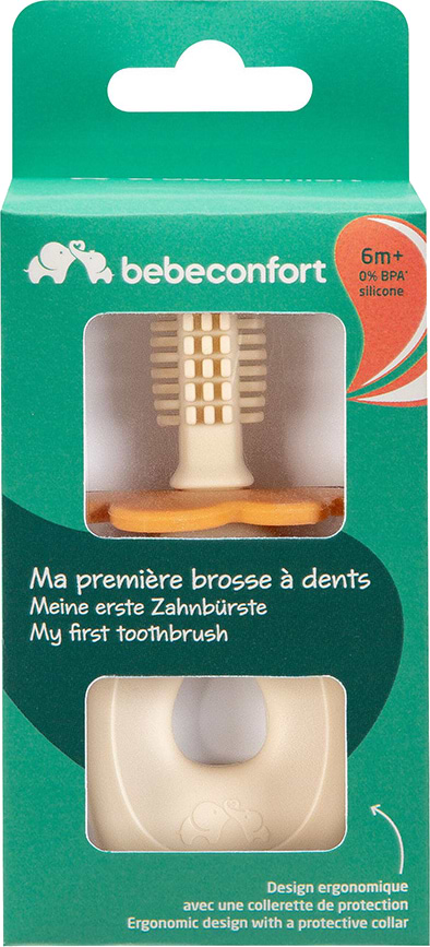 Фото - Зубна щітка мануальна дитяча Bebe Confort 6+ міс 3106209330