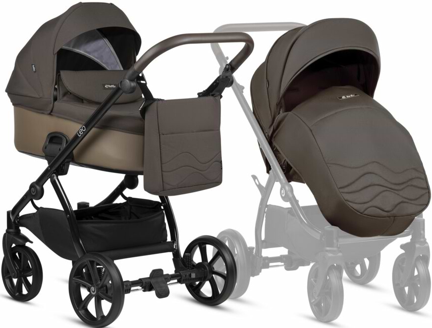 Коляска універсальна 2 в 1 Tutis Leo Brown