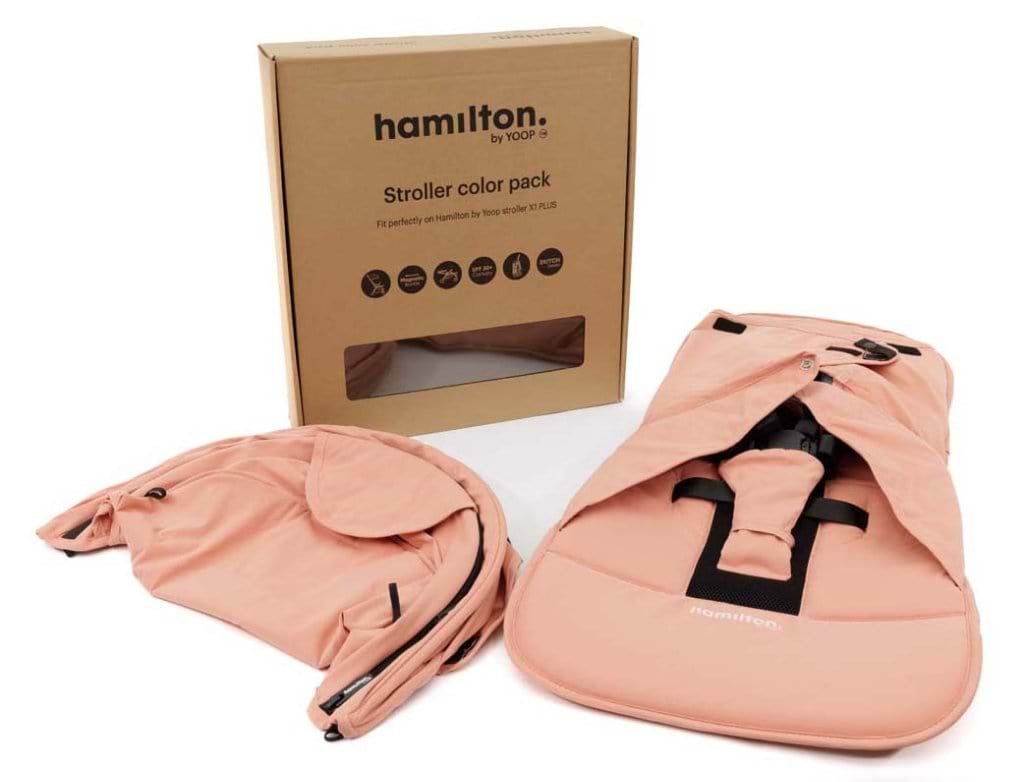 Муфта-чехол для коляски Hamilton by Yoop X1 Plus Pastel Pink (65054) - Фото 1