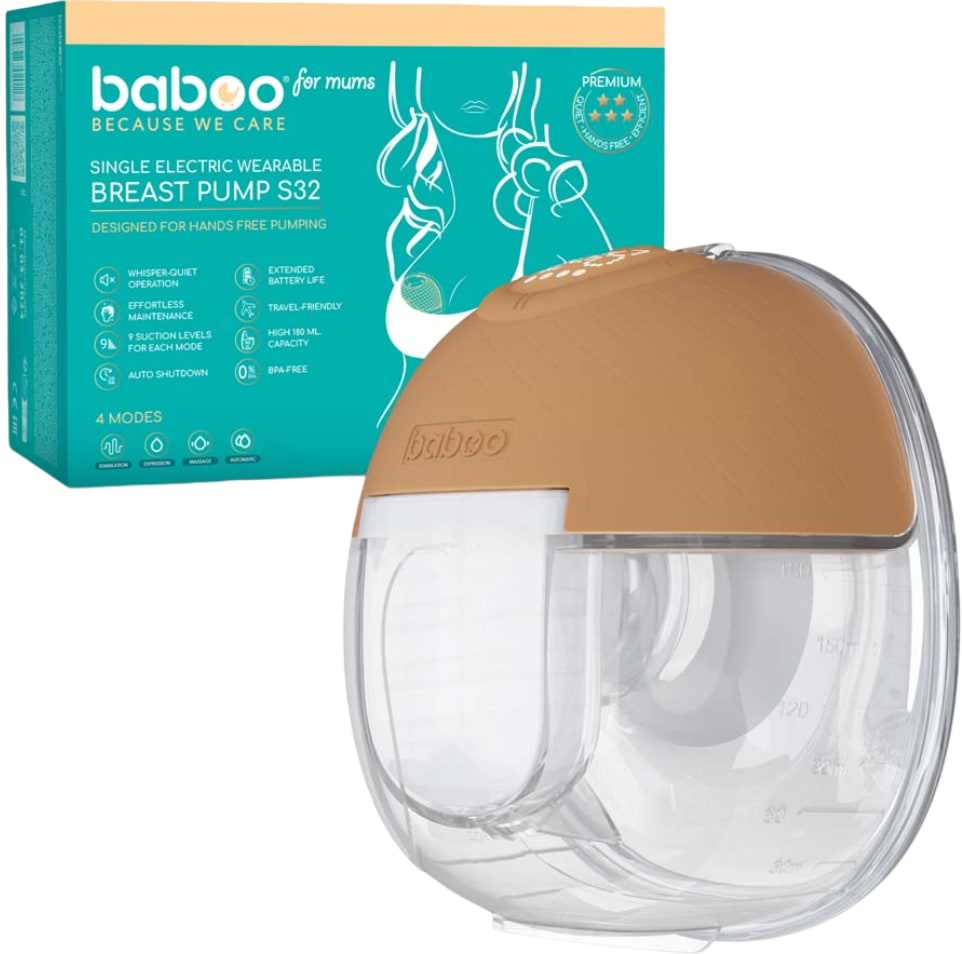 Электрический молокоотсос Baboo 2-011 цвет какао