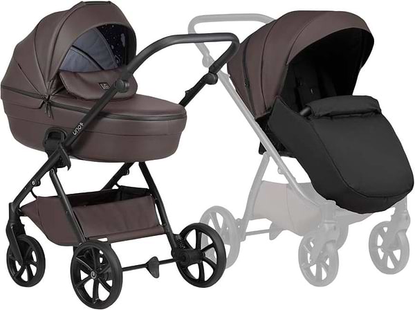 Фото - Коляска універсальна 2 в 1 Tutis Uno6 plus Leather Cioccolata Фото - Коляска універсальна 2 в 1 Tutis Uno6 plus Leather Cioccolata