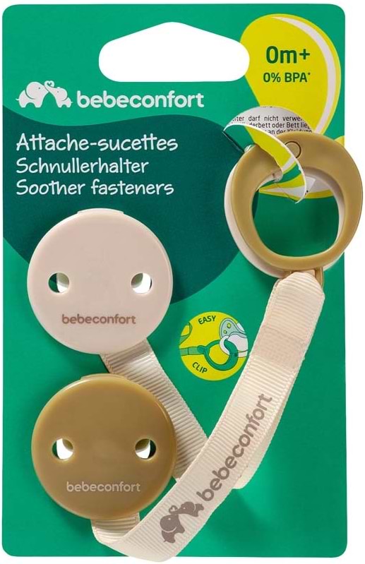 Тримач пустушок Bebe Confort Green/Beige (3104202510)