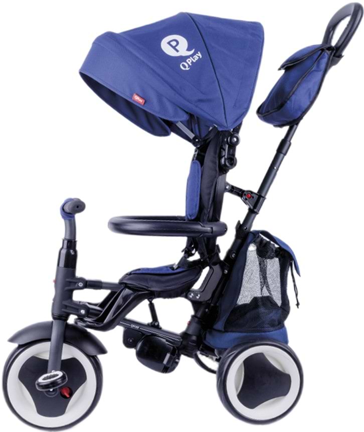 Трёхколёсный велосипед Qplay Rito+ Eva Blue (S380-8Blue)