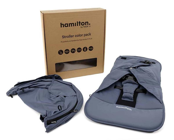 Фото - Муфта-чохол для коляски Hamilton by Yoop X1 Plus Indigo Blue (65085)