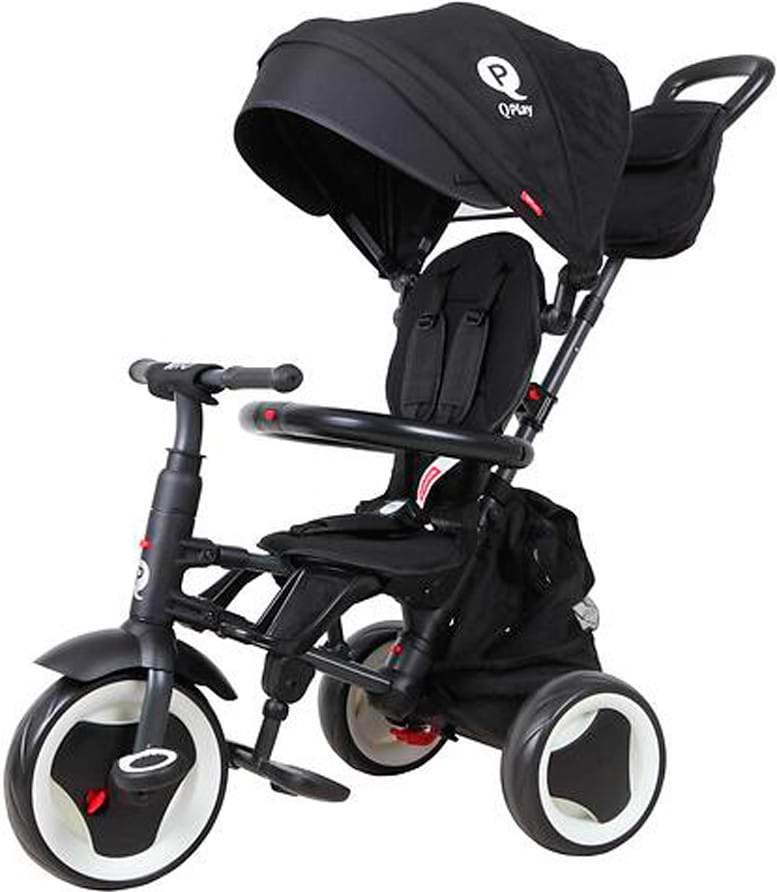 Трёхколёсный велосипед Qplay Rito+ Eva Black (S380-8Black)