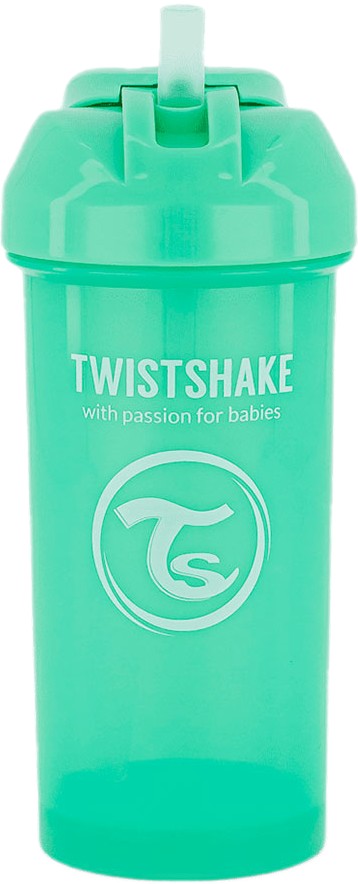 Чашка-непроливайка детская Twistshake Pastel Green 6+мес 360 мл (78590)