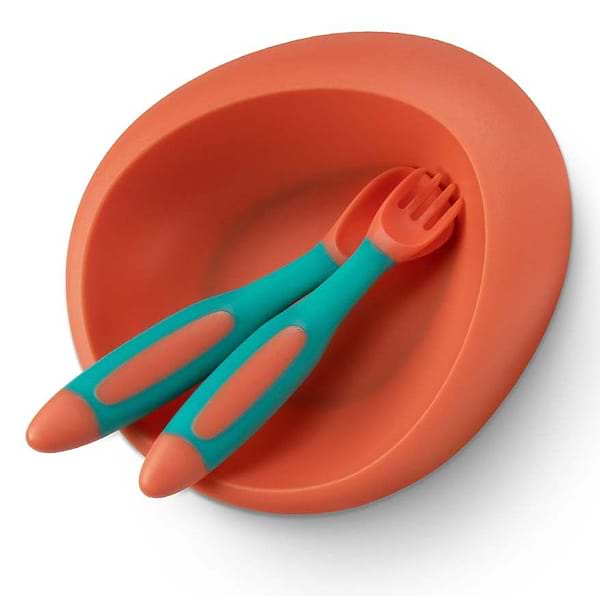 Фото - Тарілка для малюка Baboo Orange (9-031)