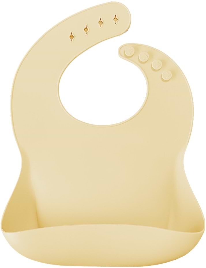 Нагрудник силіконовий MinikOiOi Basics - Mellow Yellow (101020056)