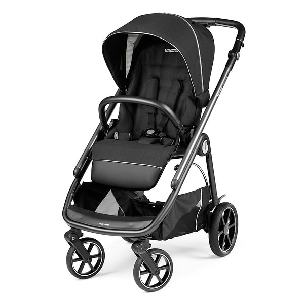 Фото - Коляска универсальная 3 в 1 Peg-Perego Veloce Black Shine Lounge (PACK-VEL31LG000005)