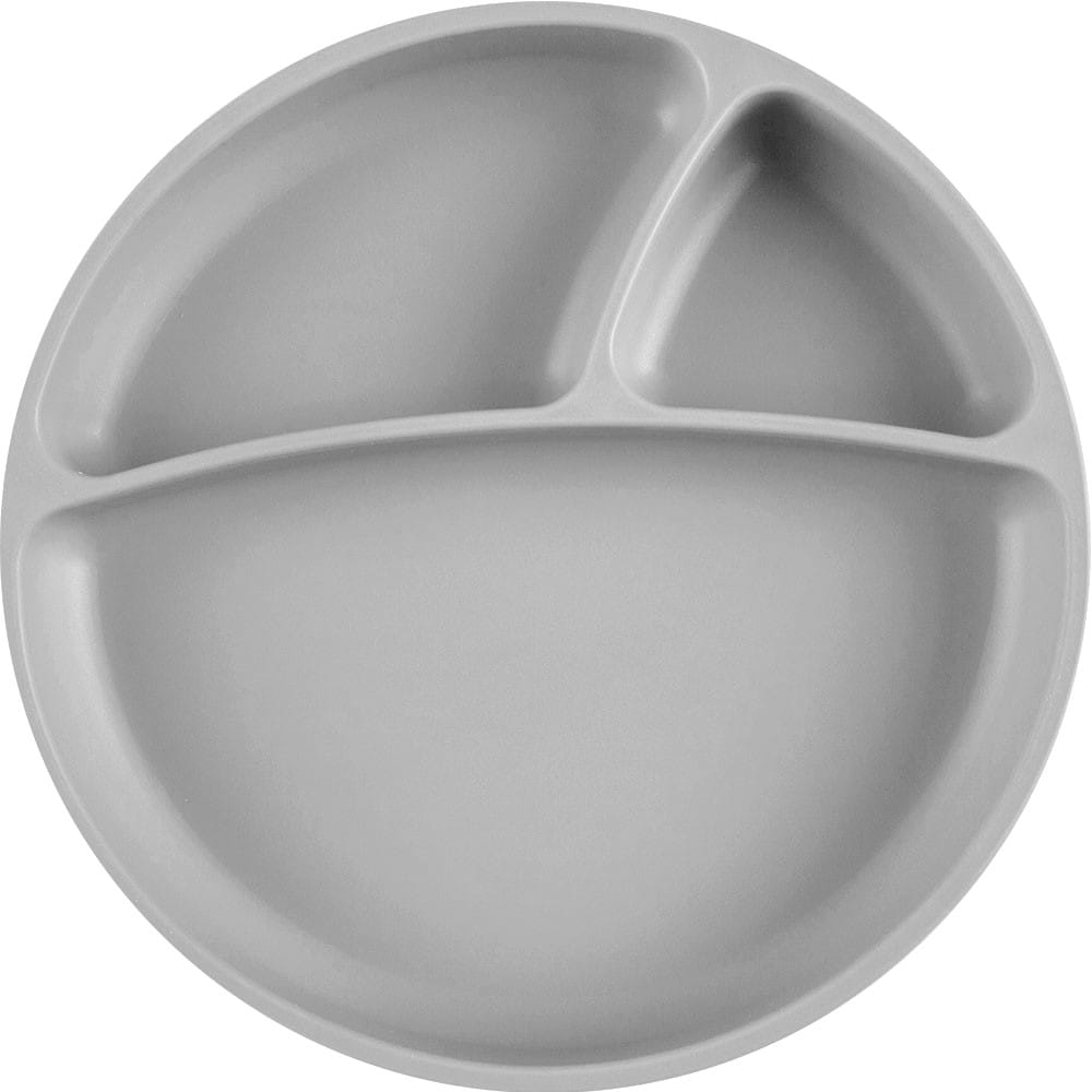Тарелка для малыша MinikOiOi Portions - Powder Grey (101050004) - Фото 1
