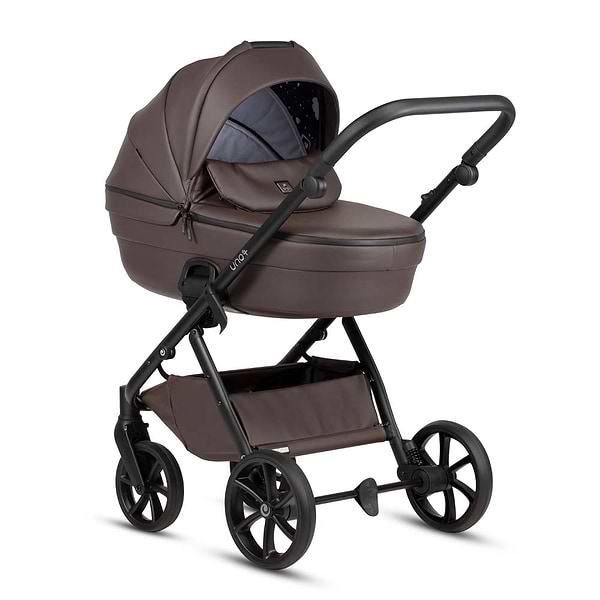 Фото - Коляска універсальна 2 в 1 Tutis Uno6 plus Leather Cioccolata