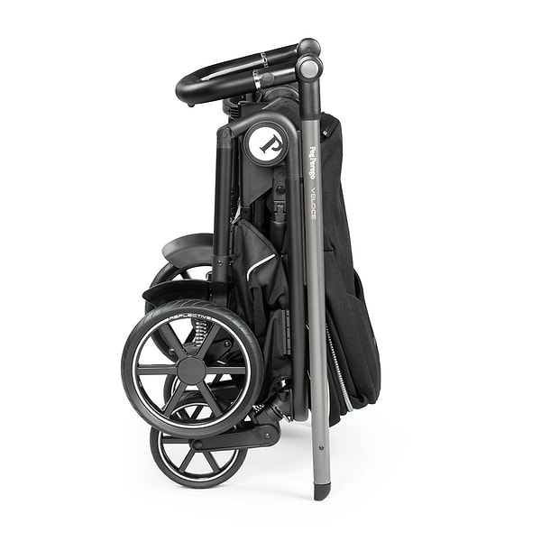 Фото - Коляска универсальная 3 в 1 Peg-Perego Veloce Black Shine Lounge (PACK-VEL31LG000005)