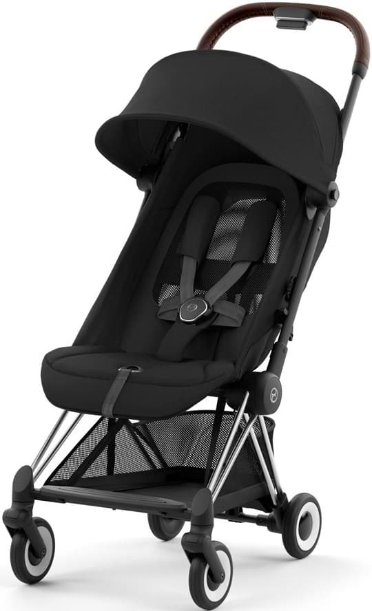 Фото - Коляска прогулянкова Cybex Coya Chrome Dark Brown Sepia Black