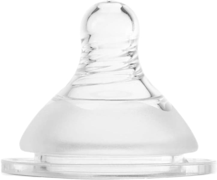 Великий потік соска дитяча силіконова Baboo 2 шт. (4-112)