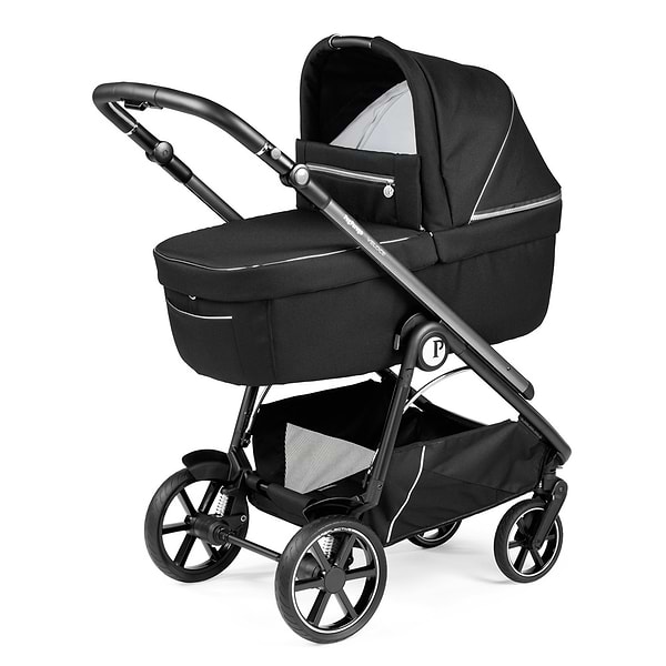 Фото - Коляска универсальная 3 в 1 Peg-Perego Veloce Black Shine Lounge (PACK-VEL31LG000005)