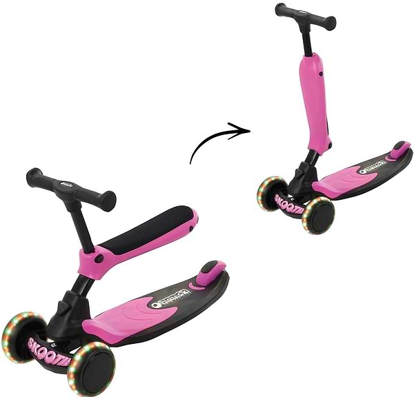 Фото - Трёхколёсный самокат HAUCK Neon Pink