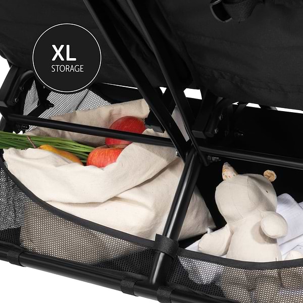 Фото - Уцінка - Коляска для двійні прогулянкова HAUCK Swift X Duo Black