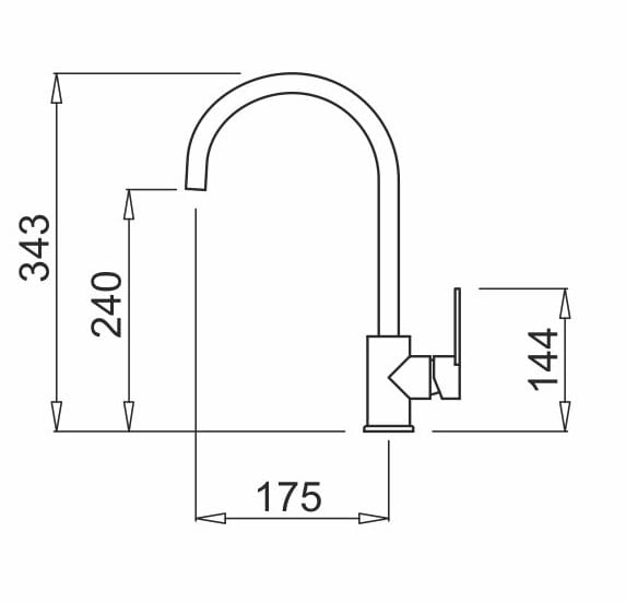 Фото - Смеситель кухонный Interline Tango new Avena