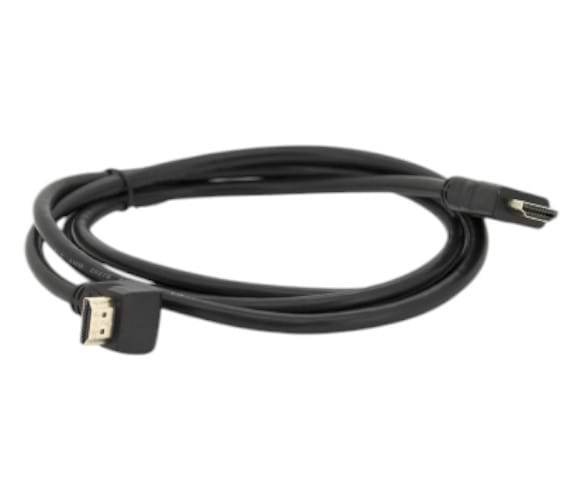 Фото - Кабель HDMI Merlion HDMI-HDMI 1,5m, v1.4, OD-7.5mm, конектор Black 90° кутовий (YT-HDMI(M)/(M)HS-1.5m-90°)