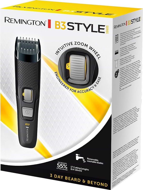 Фото - Тример для вусів і бороди Remington Style Series B3 (MB3000)