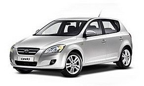 Фото - EVA коврики в салон авто передние EVAtech для Ceed (ED) Kia 2006-2009 1 поколение Htb EU (KI3102ABC2AV2RGB)