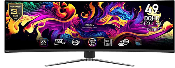 Фото - Монитор игровой MSI MPG 491CQP QD-OLED