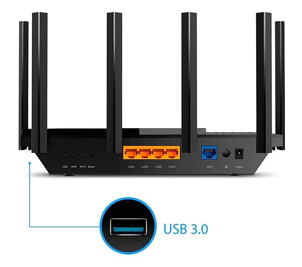 Фото - Маршрутизатор інтернет WiFi6 TP-Link Archer AX73