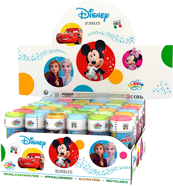 Фото - Мильні бульбашки Dulcop Асорті Дісней 60 мл (103001110074)