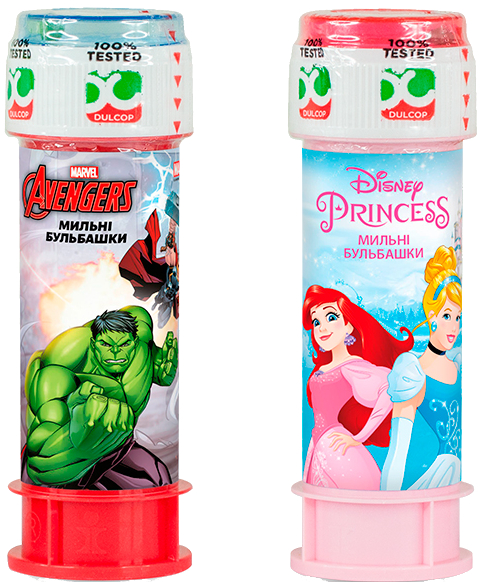 Фото - Мыльные пузыри Dulcop Принцессы/Мстители 60 мл (103001110081) Фото - Мыльные пузыри Dulcop Принцессы/Мстители 60 мл (103001110081)