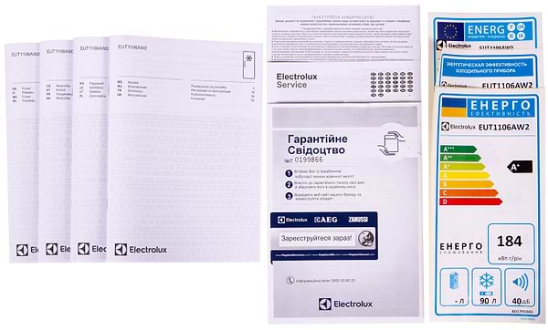 Фото - Морозильная камера Electrolux EUT1106AW2