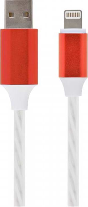 Кабель синхронізації даних Cablexpert USB 2.0 - Lightning 1m White (CC-USB-8PLED-1M)