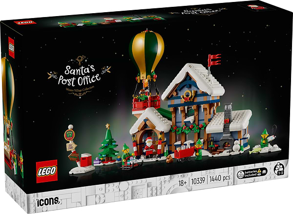 Фото - Конструктор LEGO Icons Поштове відділення Санти (10339)