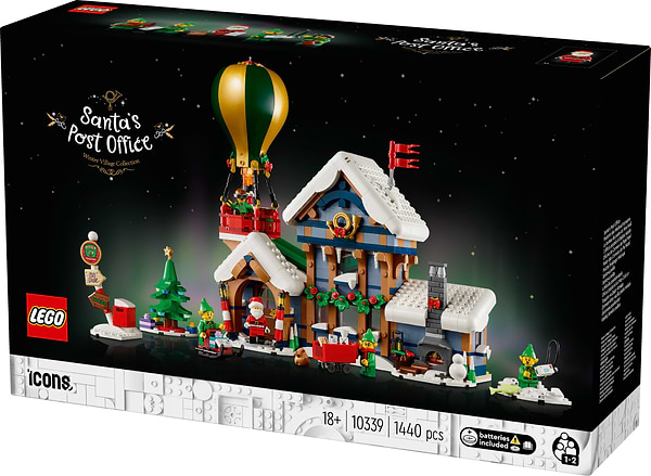 Фото - Конструктор LEGO Icons Поштове відділення Санти (10339)