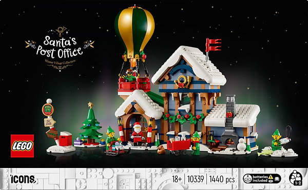 Фото - Конструктор LEGO Icons Поштове відділення Санти (10339)